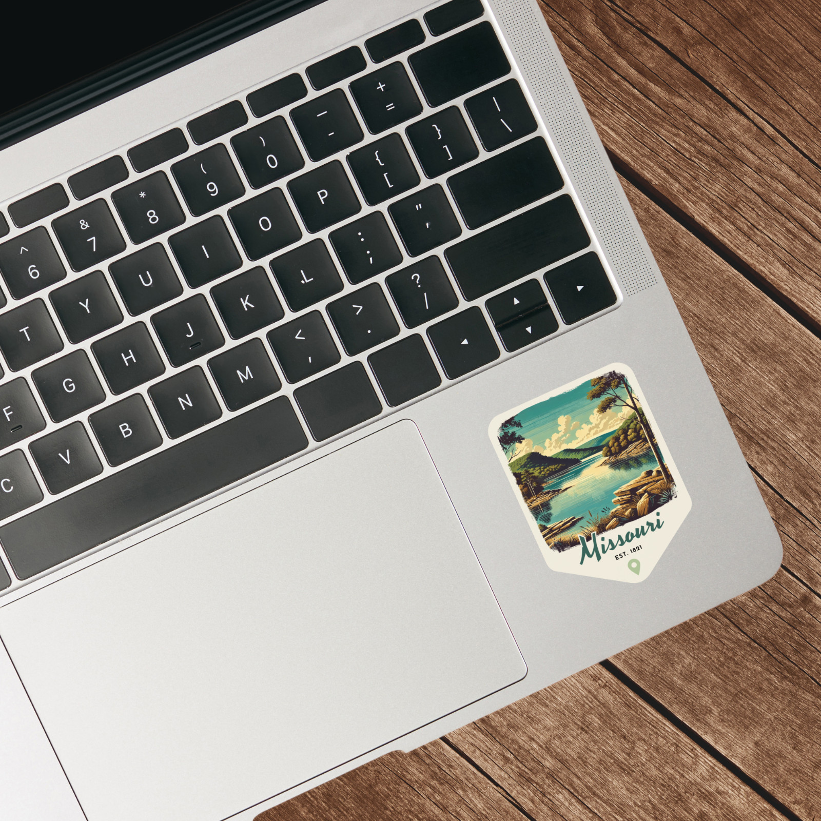Missouri Retro State Sticker Travel Vinyl Decal for Laptop Water Bottle Car