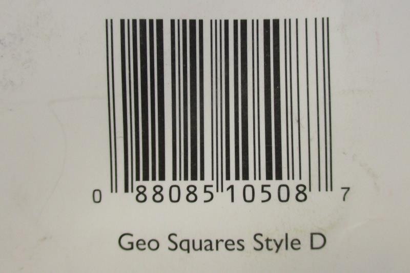 Lot of 6 Stick 'n Stile Geo Squares 12 Peel & Stick Tile Appliques Decor
