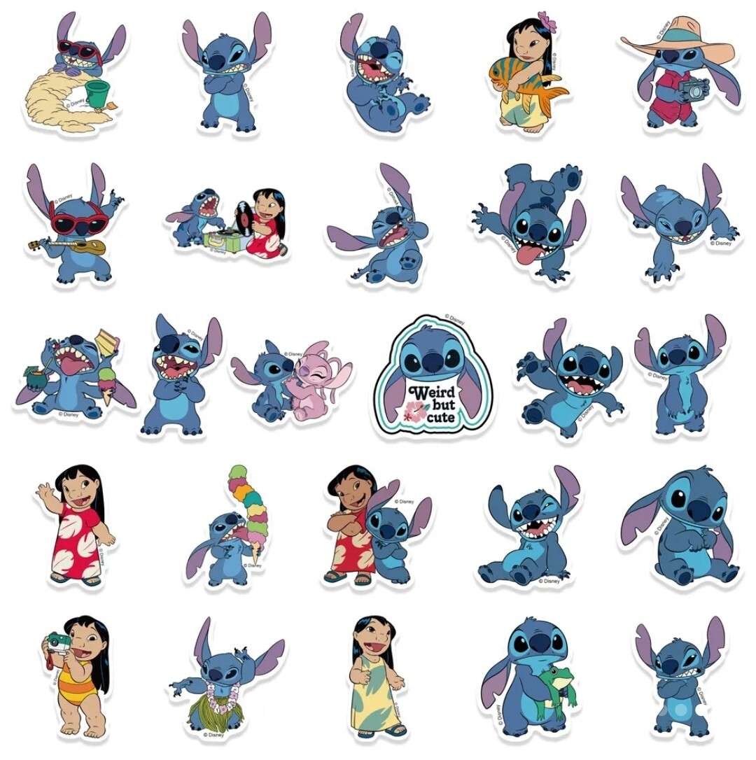 10 PCS Disney Lilo And Stitch Stickers 2 BRAND NEW