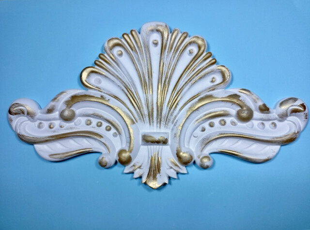 Plaster Ornament in Gold, Silver, Bronze etc. Relief, Decoration "Athene"