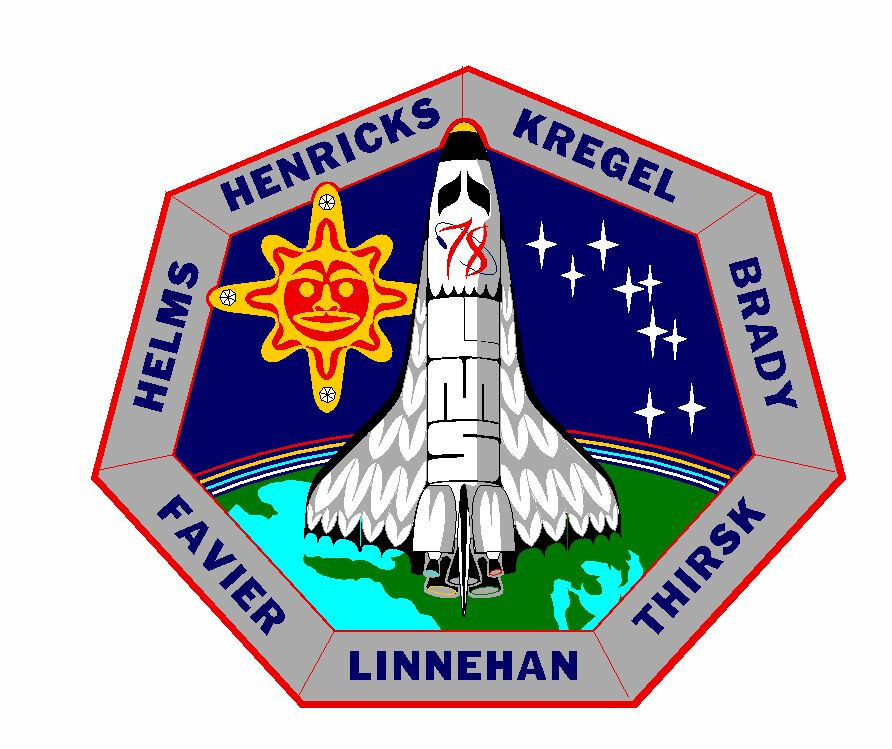 STS-78 Nasa Columbia Space Program decal Sticker M554