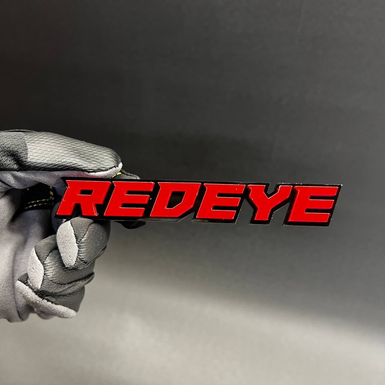 1PC REDEYE Custom 3D Text Car Badge Fender Emblem Tailgate Toolbox Decal