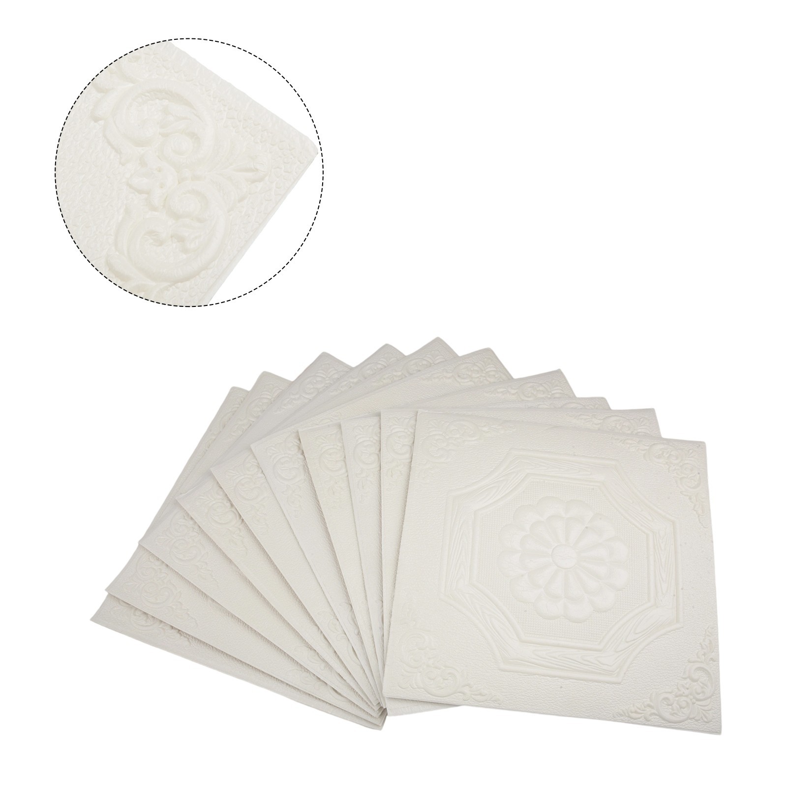 Waterproof Decorative Wall Stickers 10PCS XPE Foam for Home and Office Use