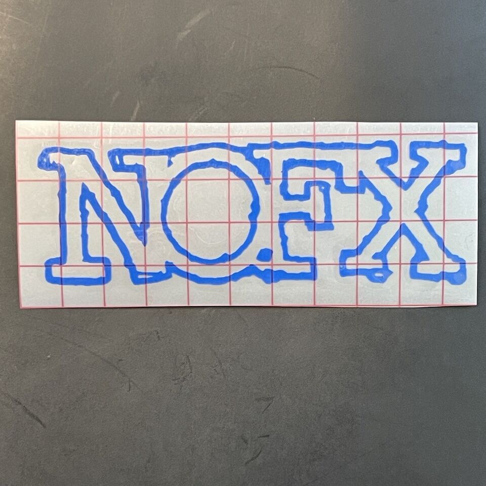 NOFX Car Decal Vinyl Band Logo Glossy Bumper Sticker Punk Rock Bad Religion