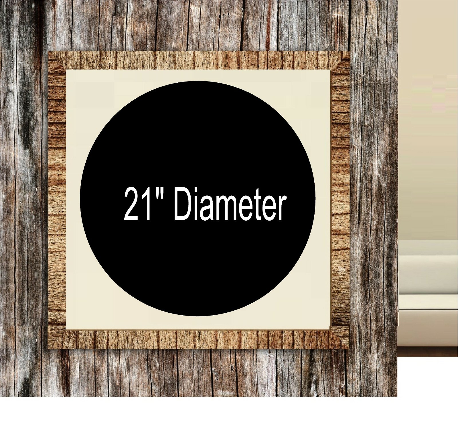 21" POLKA DOT VINYL DECAL HOME DECOR