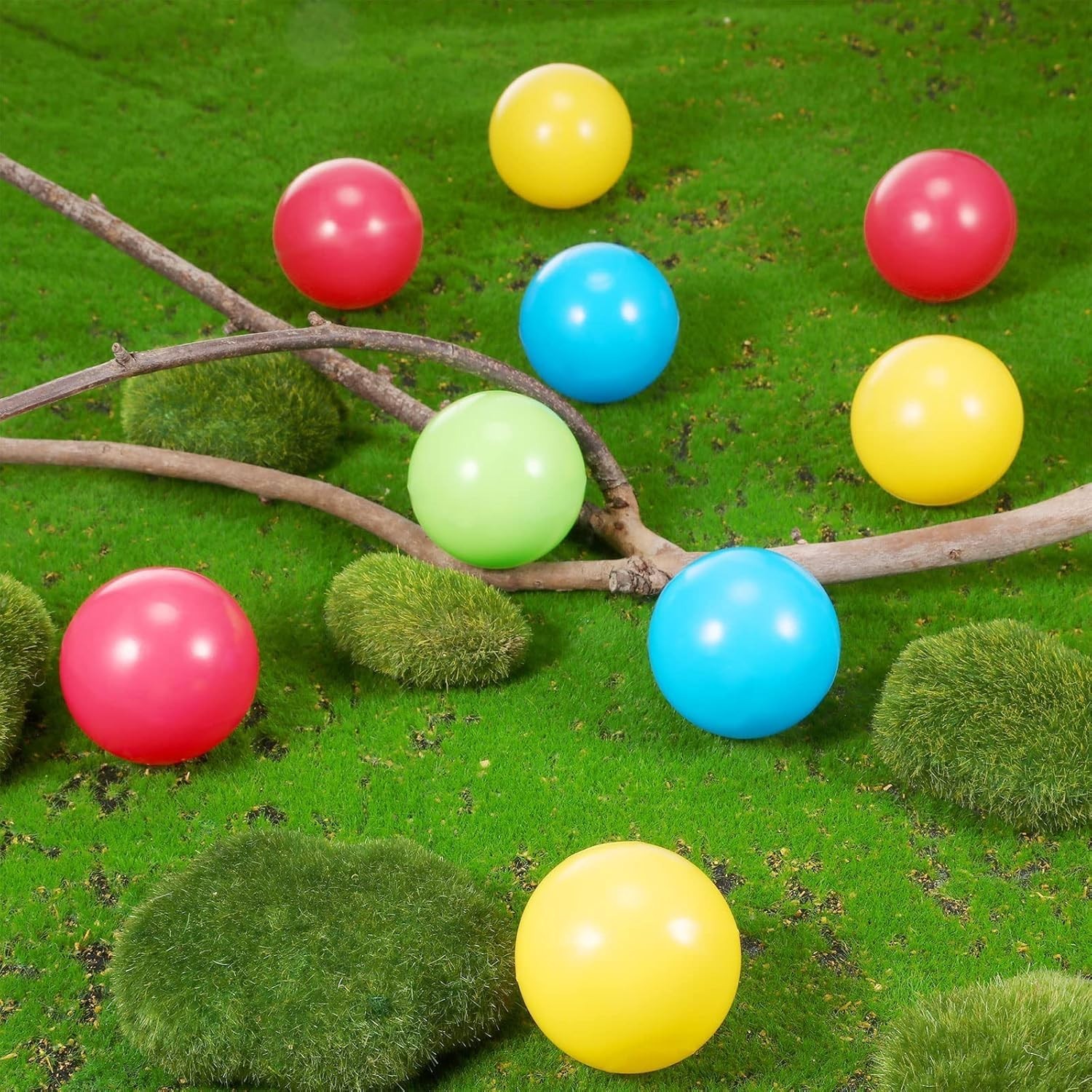 12 Pcs Multi-Colored Replacement Ball Set for Vtech Pop-A-Balls Push & Bulldozer