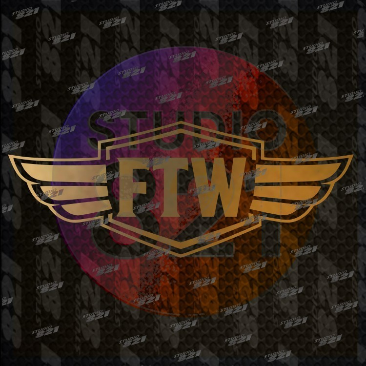 FTW winged Emblem Forever Two Wheels decal sticker