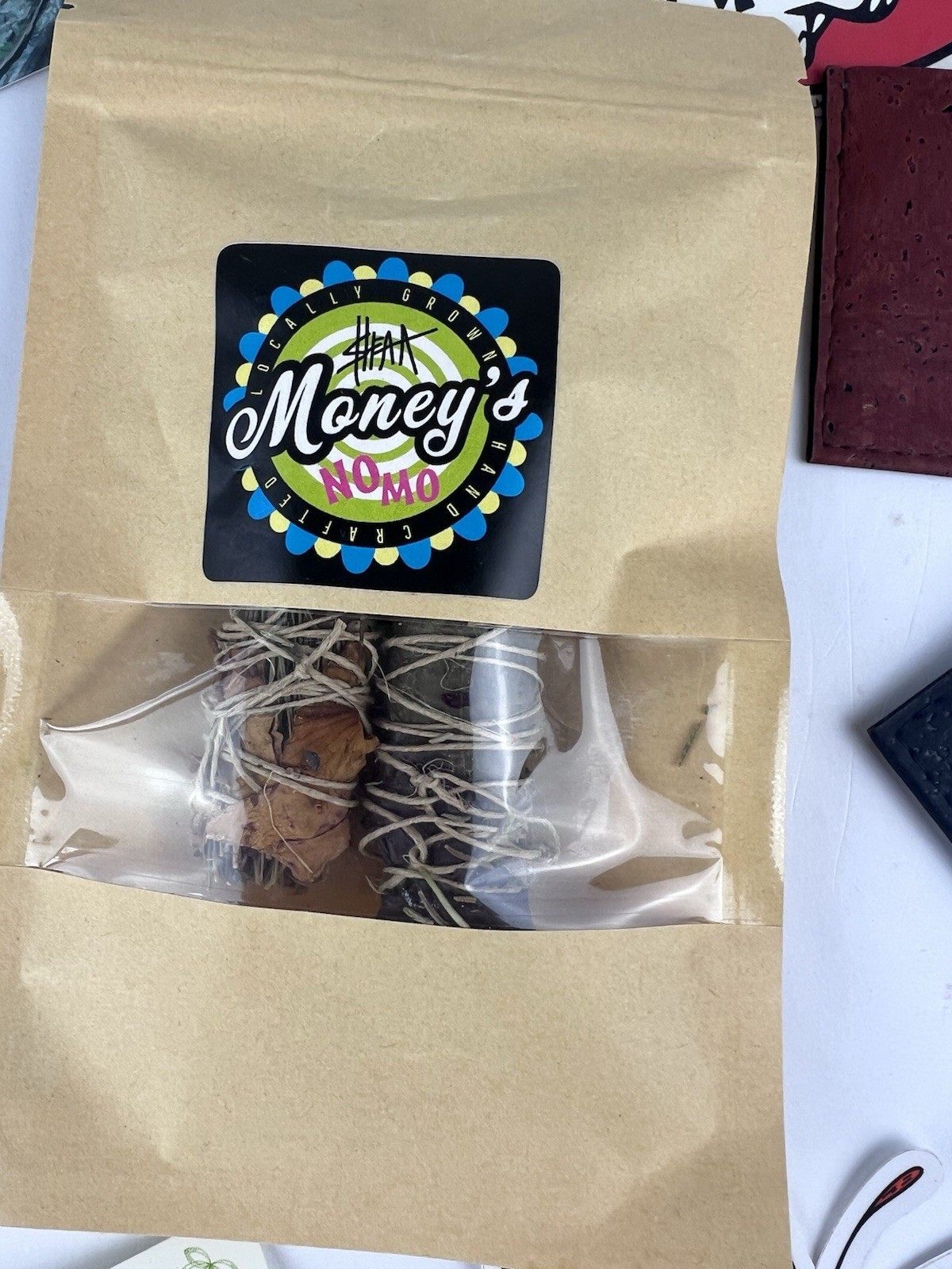Bohemian as shown "Mystery" Candles Crytals Smudge Stickers Dead Hippy Boho Box