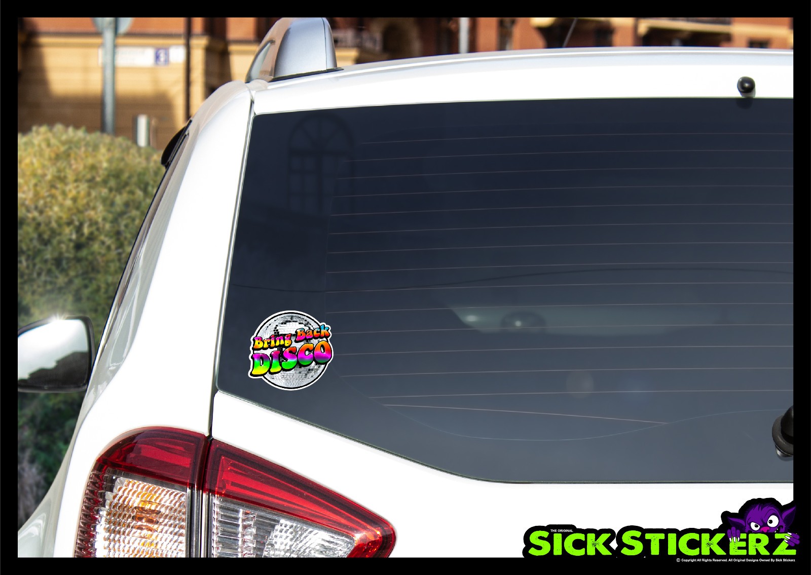 Bring Back Disco Sticker Decal Car Truck Van Window Groovy 70s Dance Fun