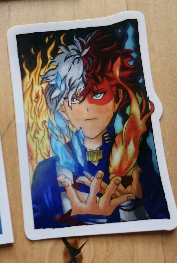 Anime Disney Original Artwork (By Hand)Becca's Art Corner Signed By Artist