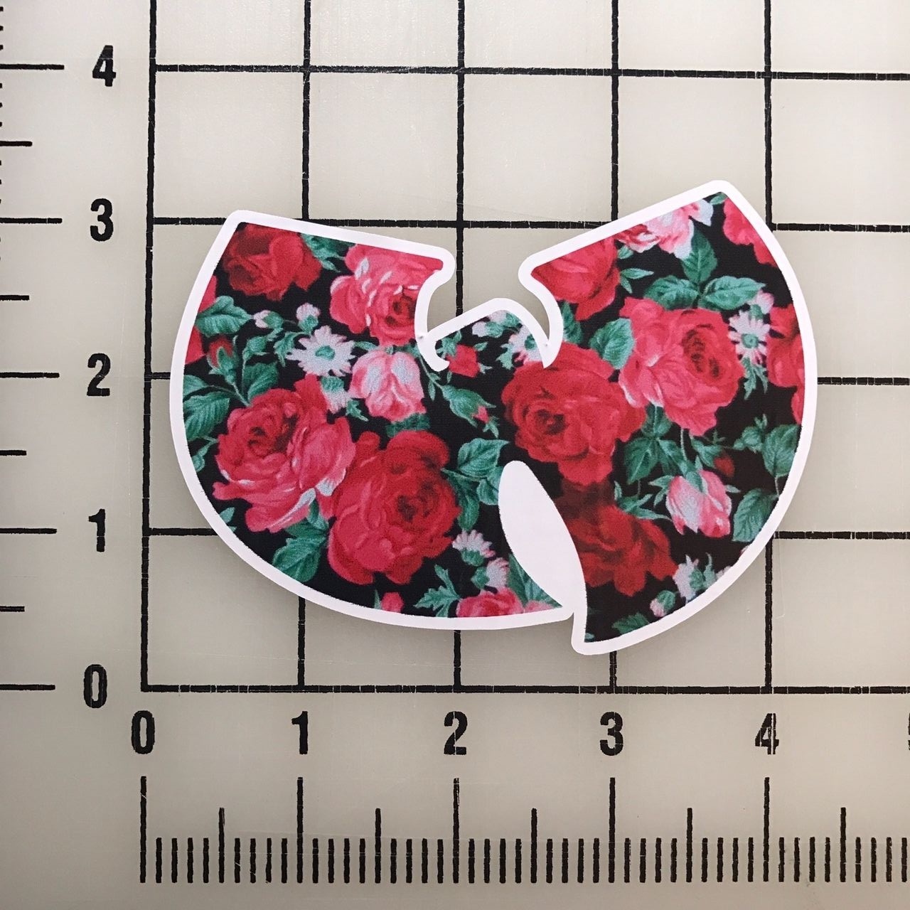 Wu Tang Clan Roses Logo 4" Wide Vinyl Decal Sticker BOGO
