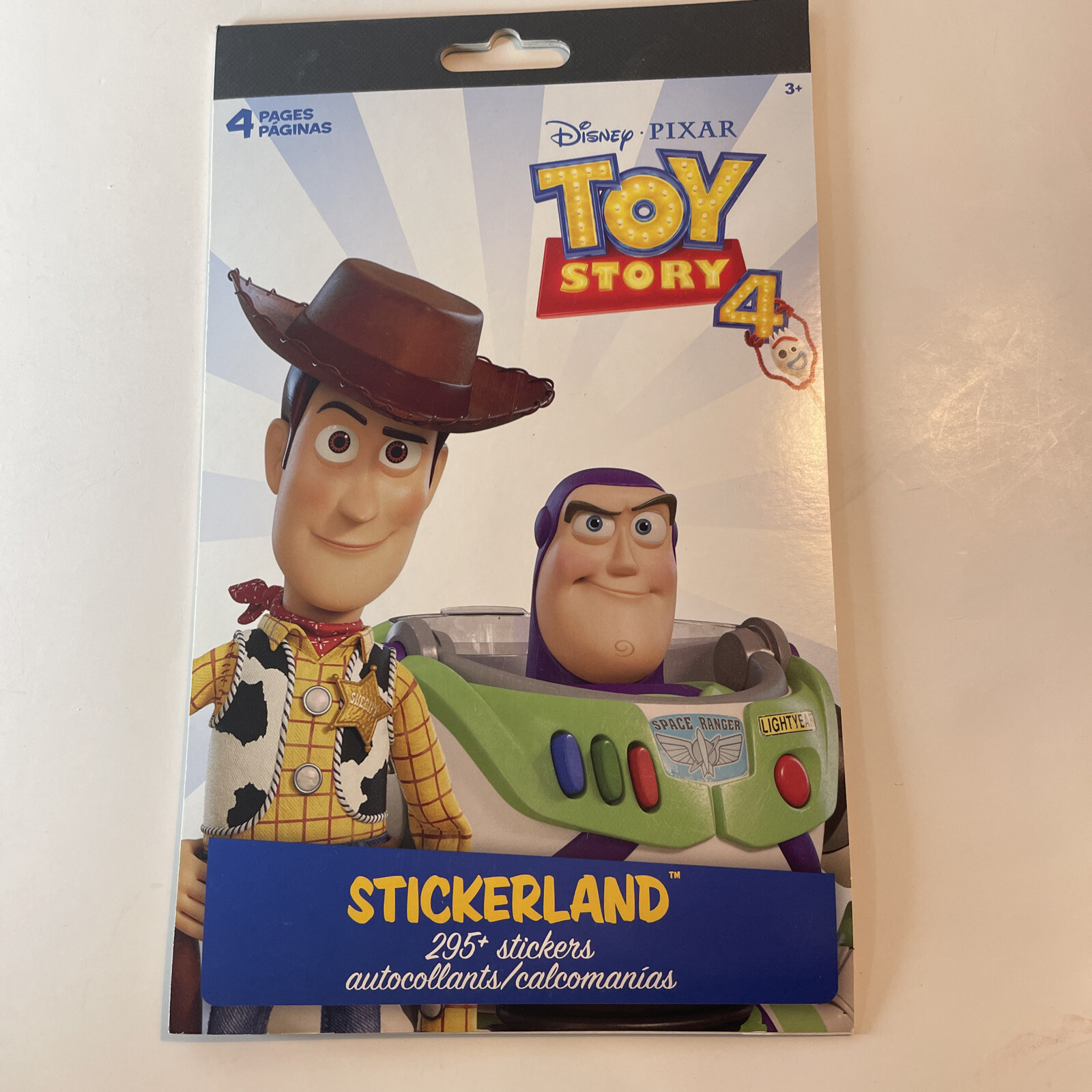 TOY STORY 4 250+ Sticker Book Disney Toy Story 4 Kids Travel Home Fun FAST SHIP!