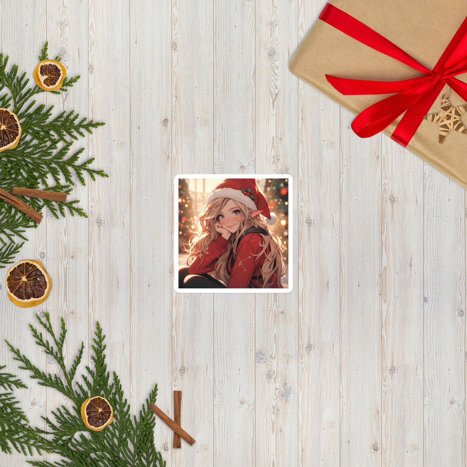 Charming Christmas Elf sticker