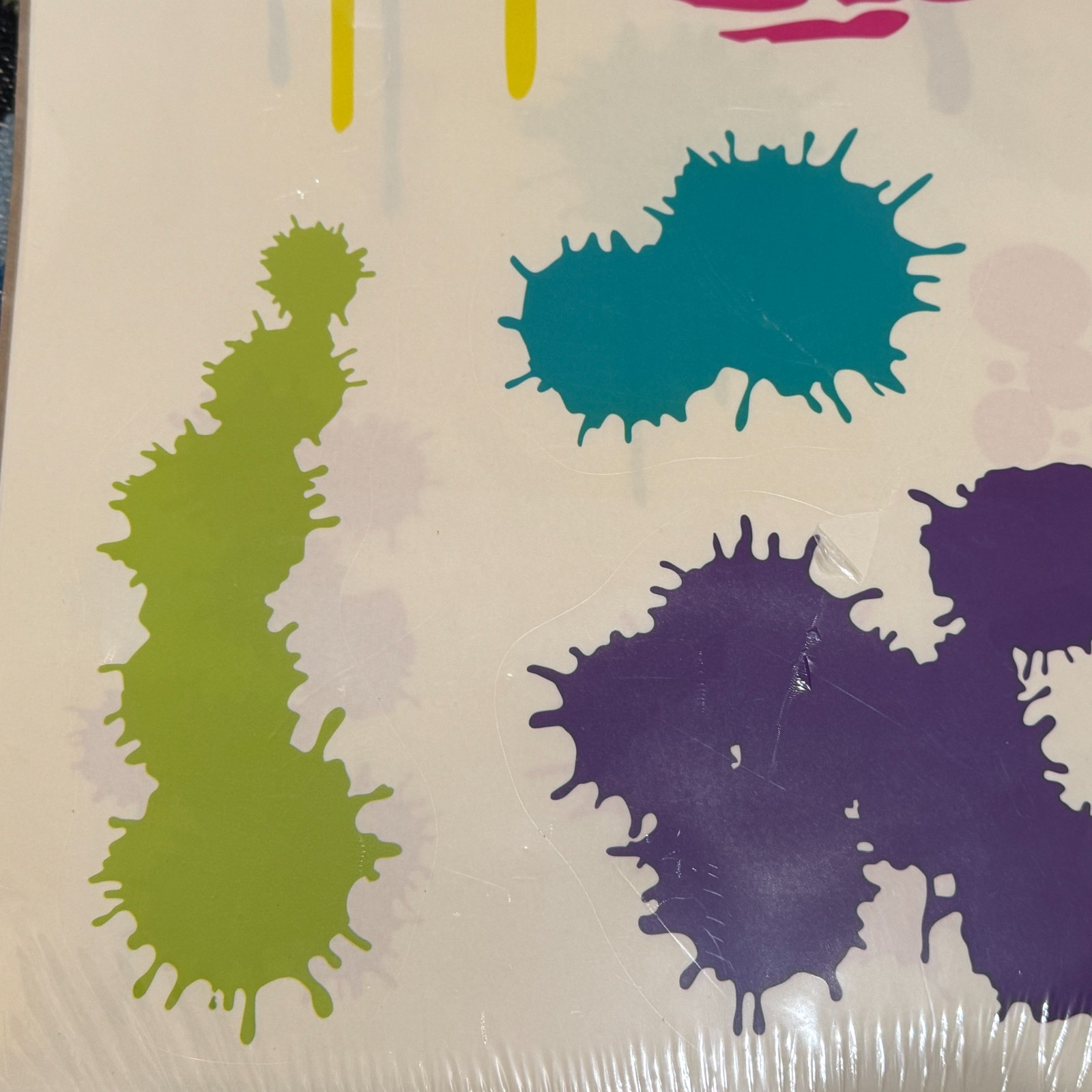 IKEA SLÄTTHULT Paint Splat Peel & Stick Sticker Set, Multi-Color, 902.789.32