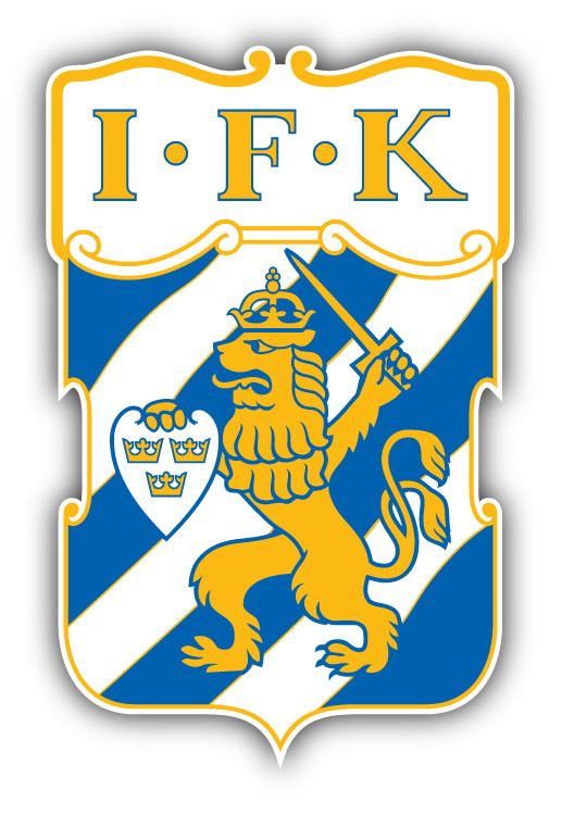 IFK Goteborg Sweden Soccer Football Car Bumper Sticker Decal 3" x 5"
