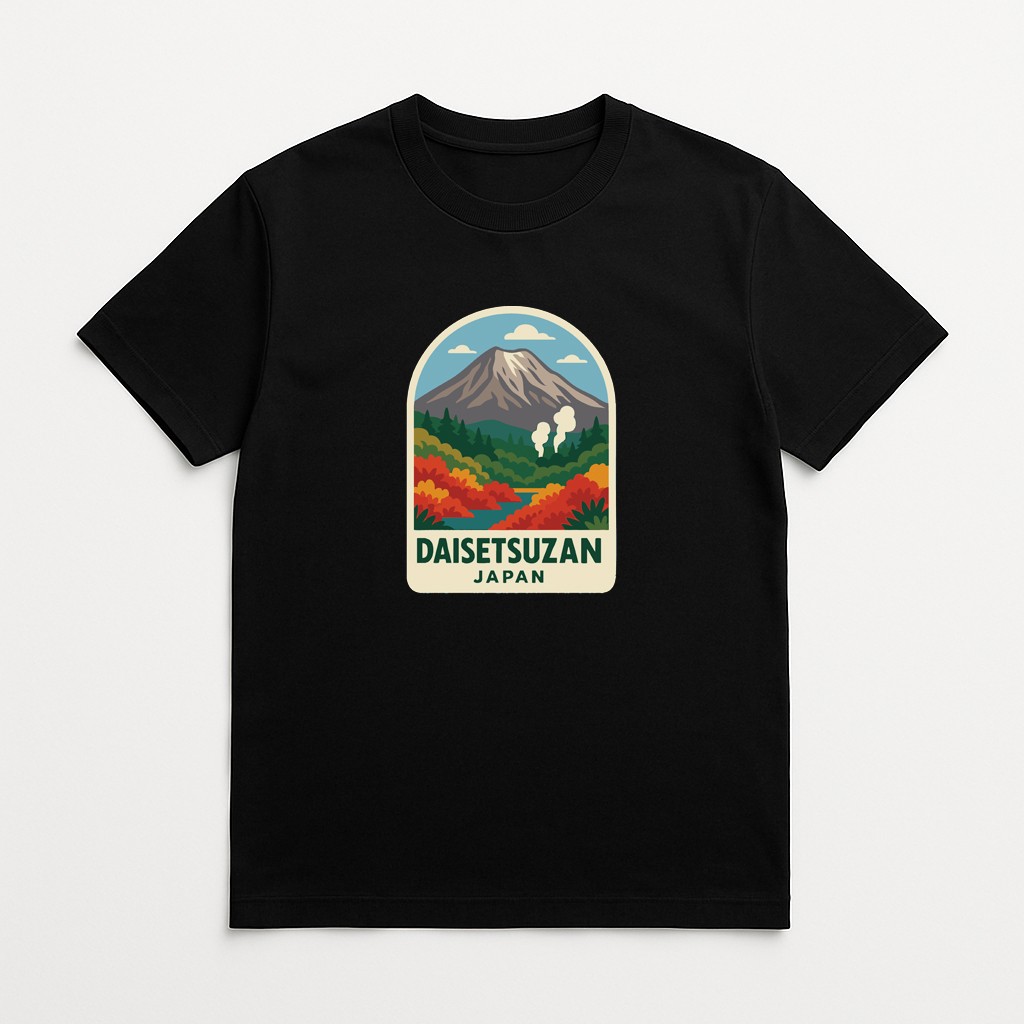 Daisetsuzan Japan Iron On Heat Transfer Vinyl HTV Die-Cut World National Parks