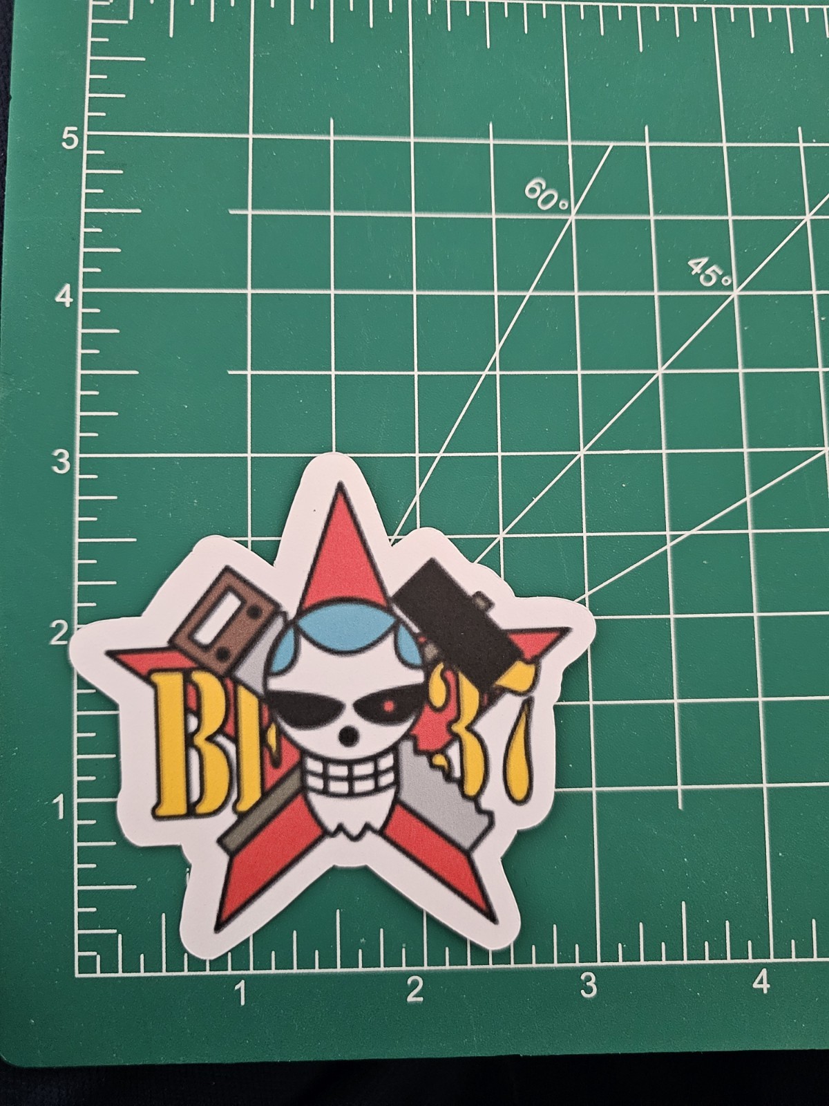 Matte Anime One Piece Stickers