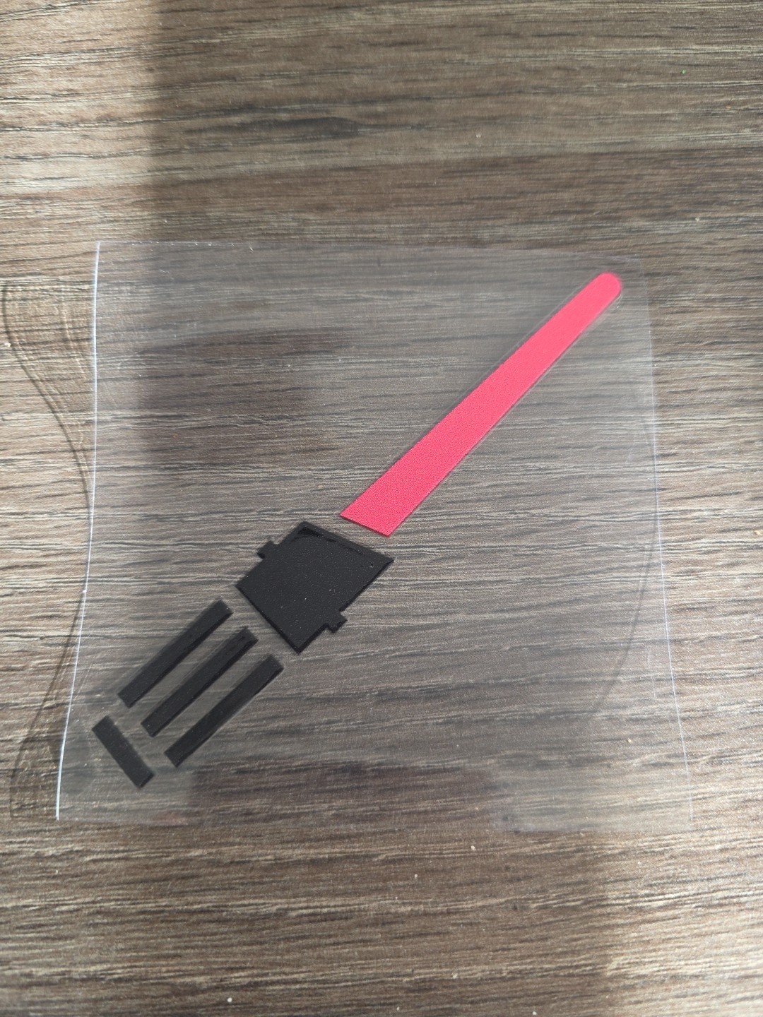Starwars Lightsaber UV DTF Decal Sticker Waterproof Raised Made In USA