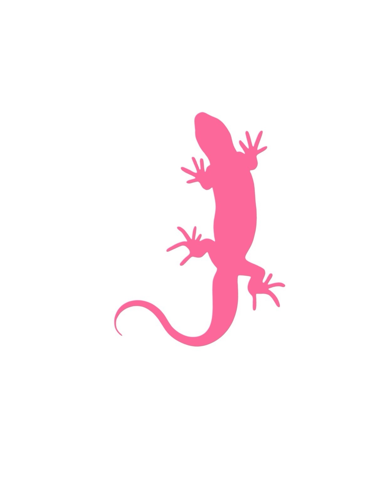 Gecko design#1 Decal for car Windows Laptops most Smooth Surfaces