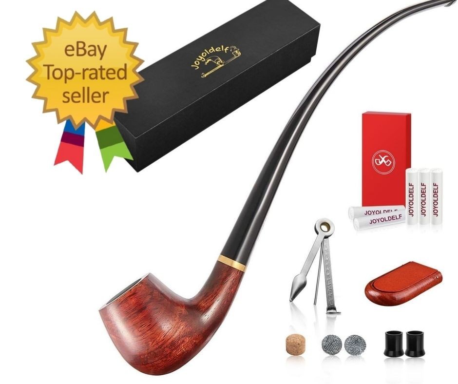 Tobacco Pipe Smoking Pipe Rosewood Exquisite Handcrafted Churchwarden Tobacco Pi