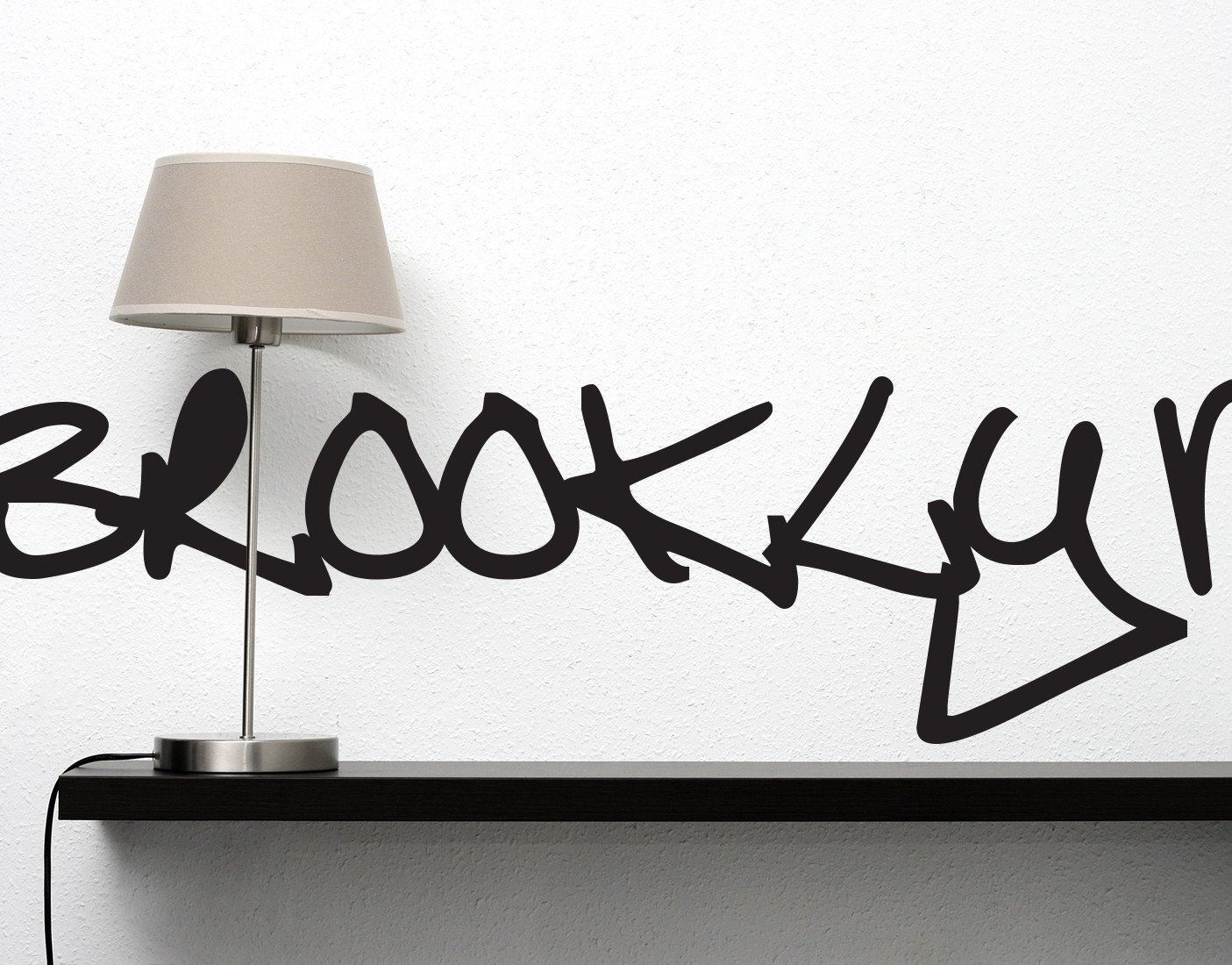 Brooklyn Sign Wall Decal Sticker. NYC, New York City, Urban Decor
