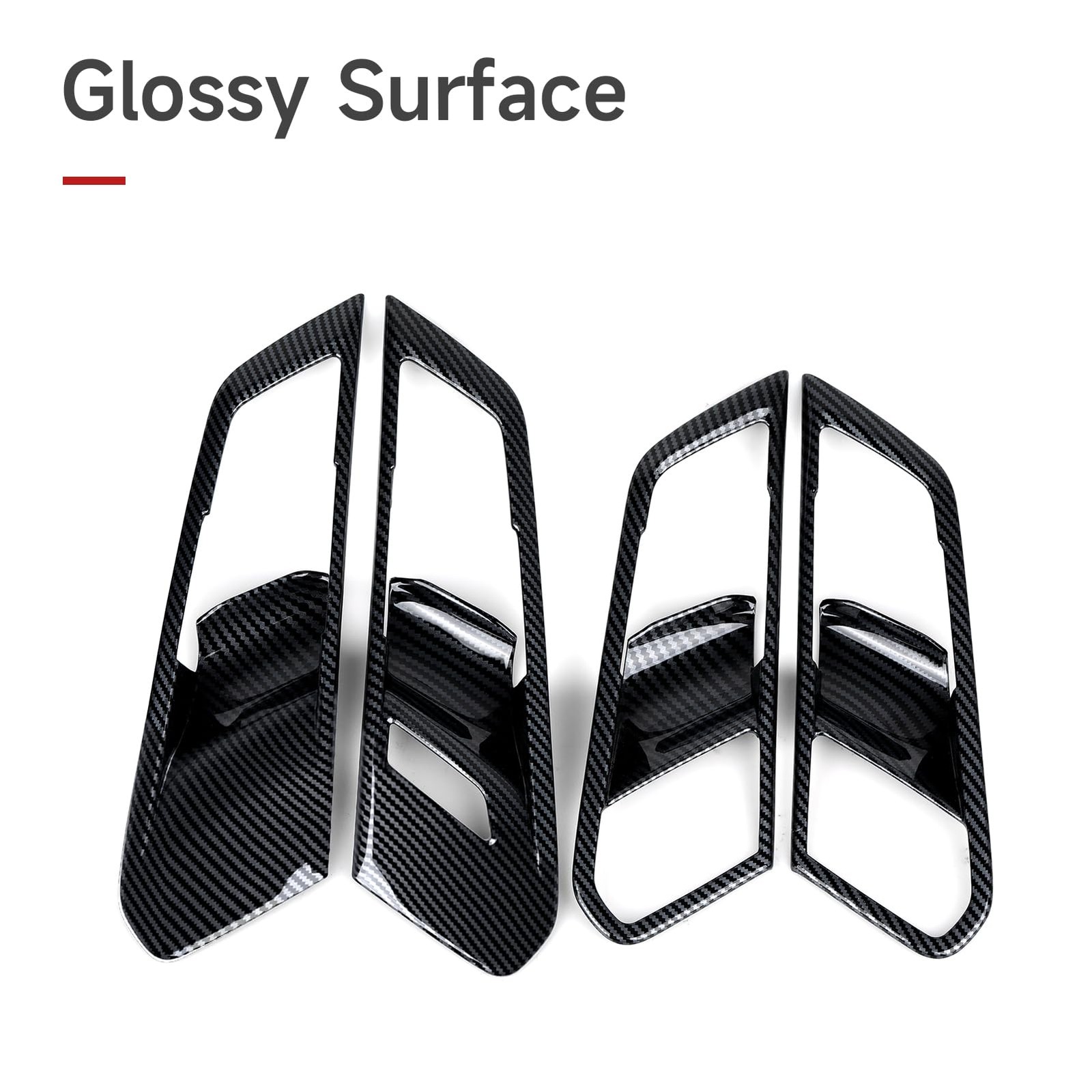 Car Trim Door Bowl Stickers Carbon ABS Decal for BMW X5 G05 20192026