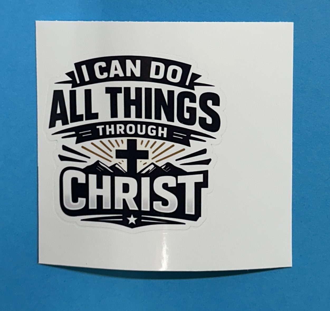 12 Pc Christian Faith Vinyl Sticker Pack