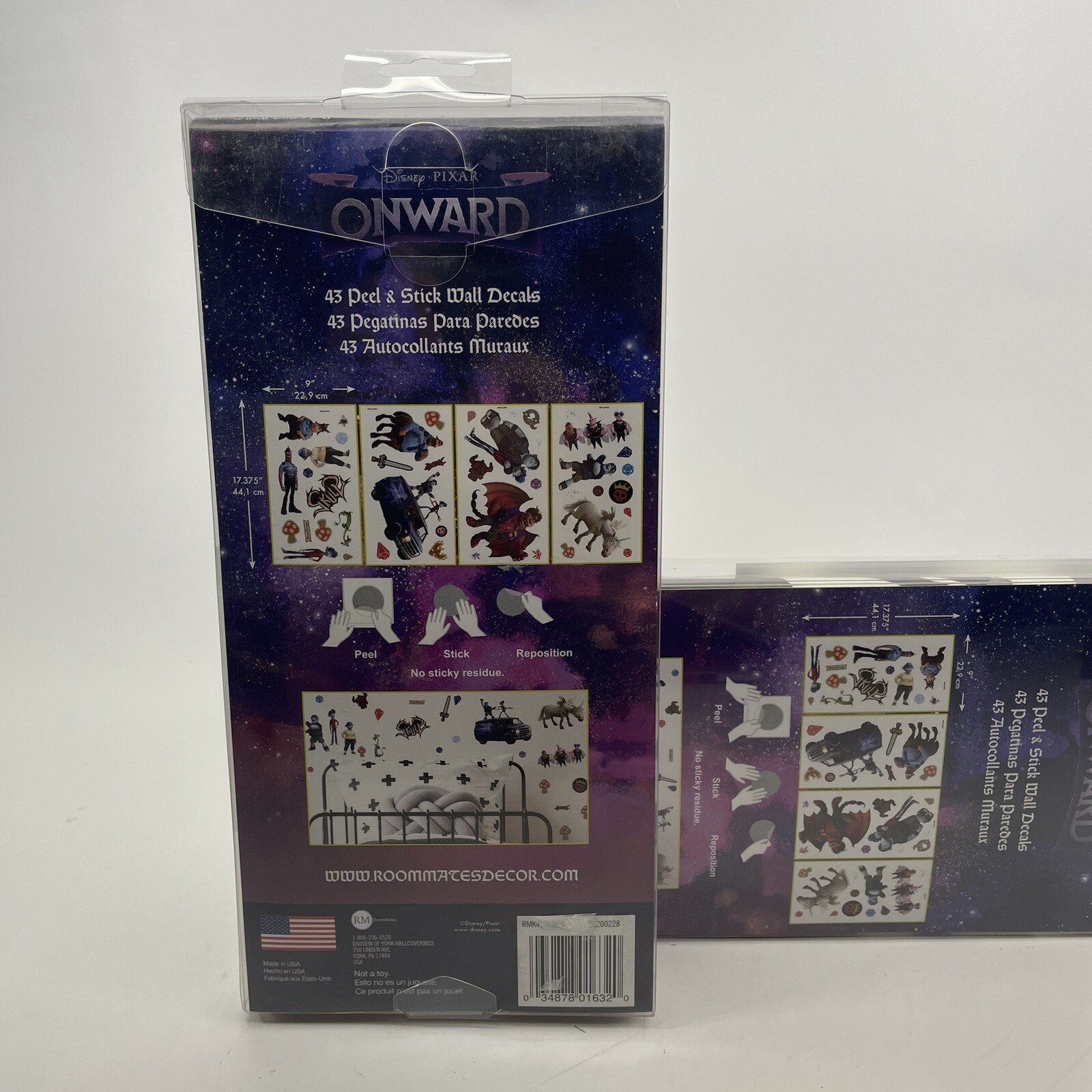 2 Roommates Decor Disneys Pixar Onward 43 Wall Decals