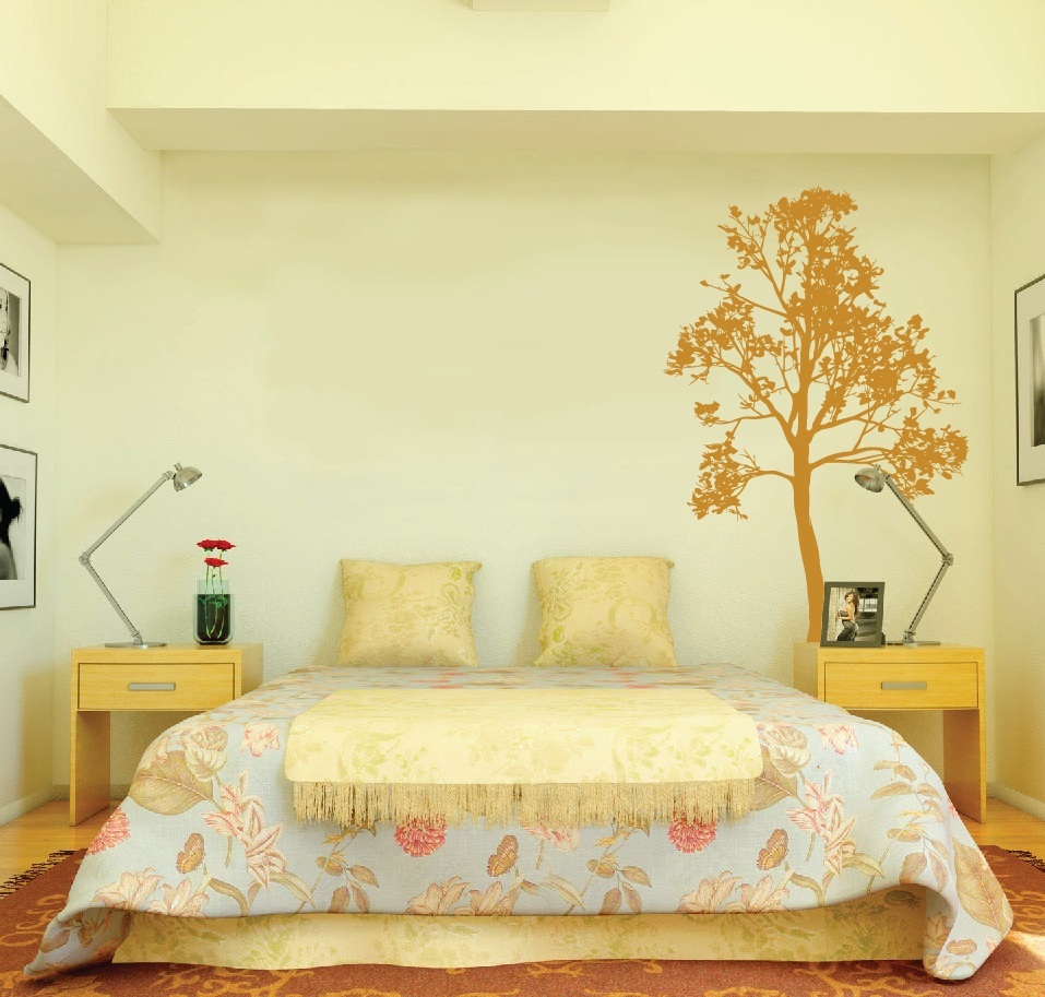 Simple Tree Large Wall Decal Forest Vinyl Sticker Nursery Art Detailed Bathroom