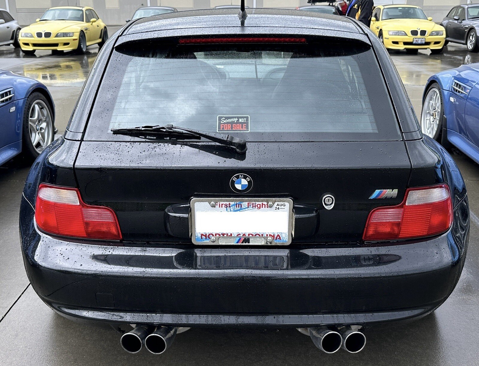 SORRY, NOT FOR SALE removable window cling | Collectible car decal for car shows