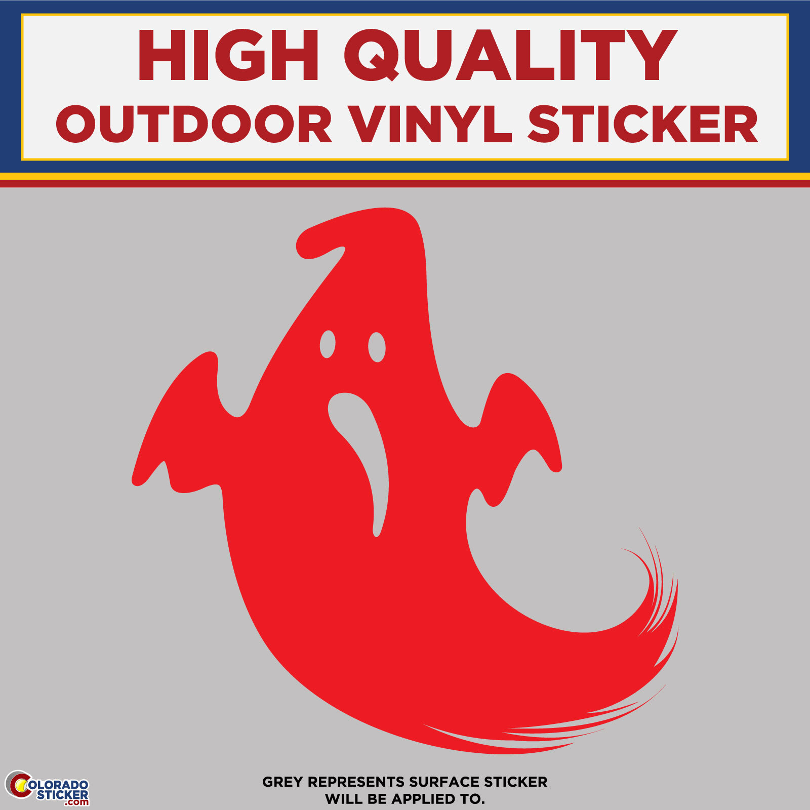 Ghost Die Cut, High Quality Vinyl Stickers