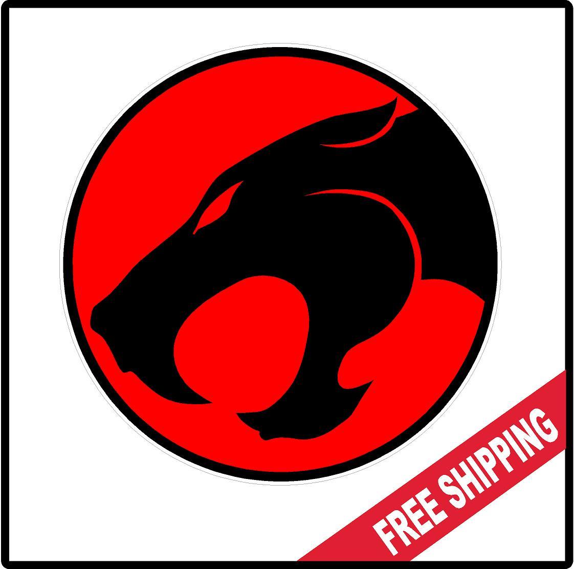 Thundercats Vinyl Wall logo Decal Sticker 80's nostalgia cartoon