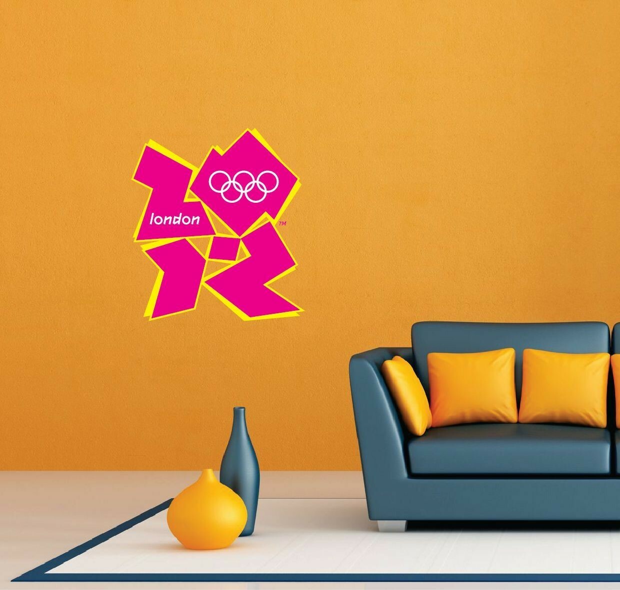 London 2012 Summer Olympics Room Wall Garage Decor Sticker Decal 22"X25"