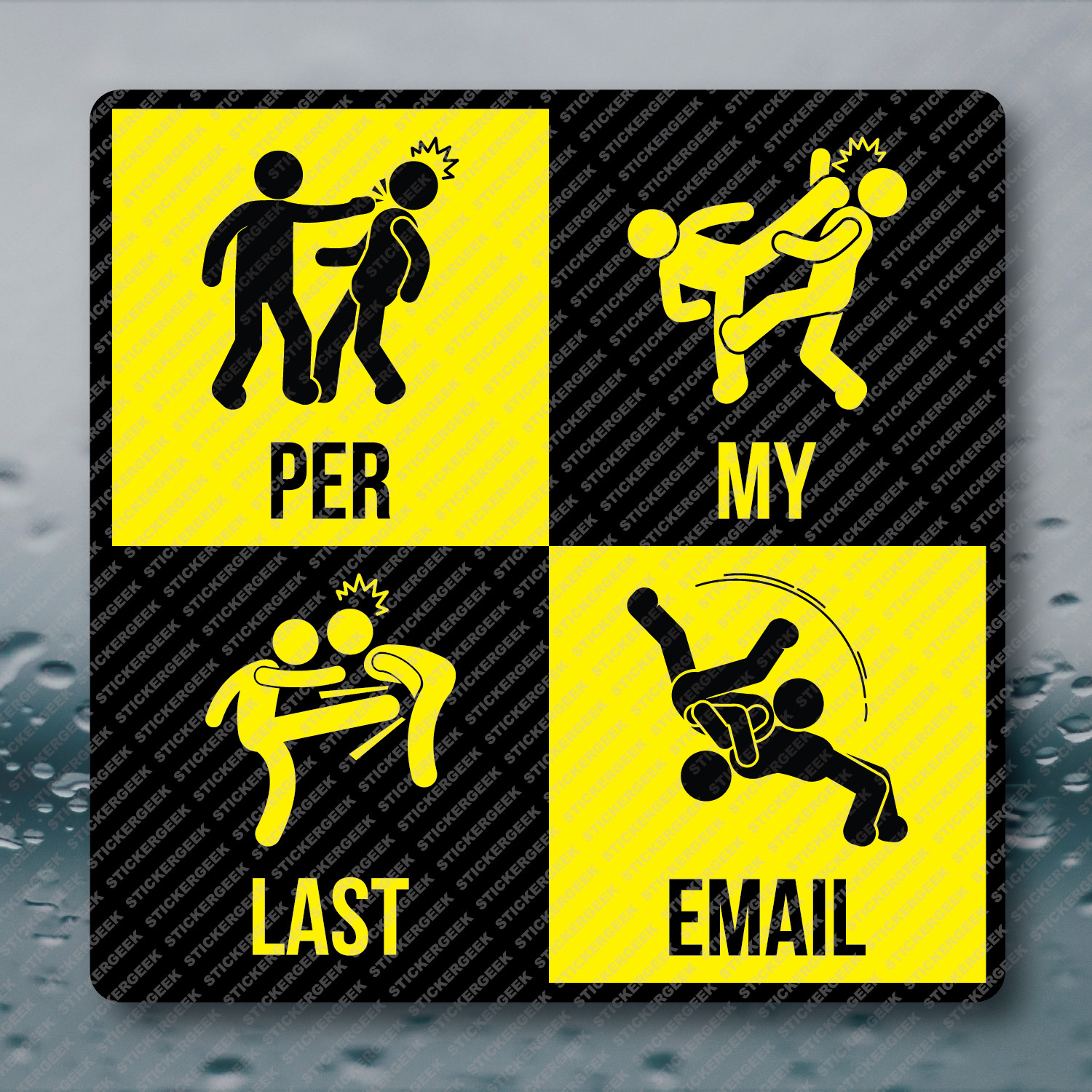 Per My Last Email Office v1 Adult Humor Funny Meme Prank Joke Gag Vinyl Sticker