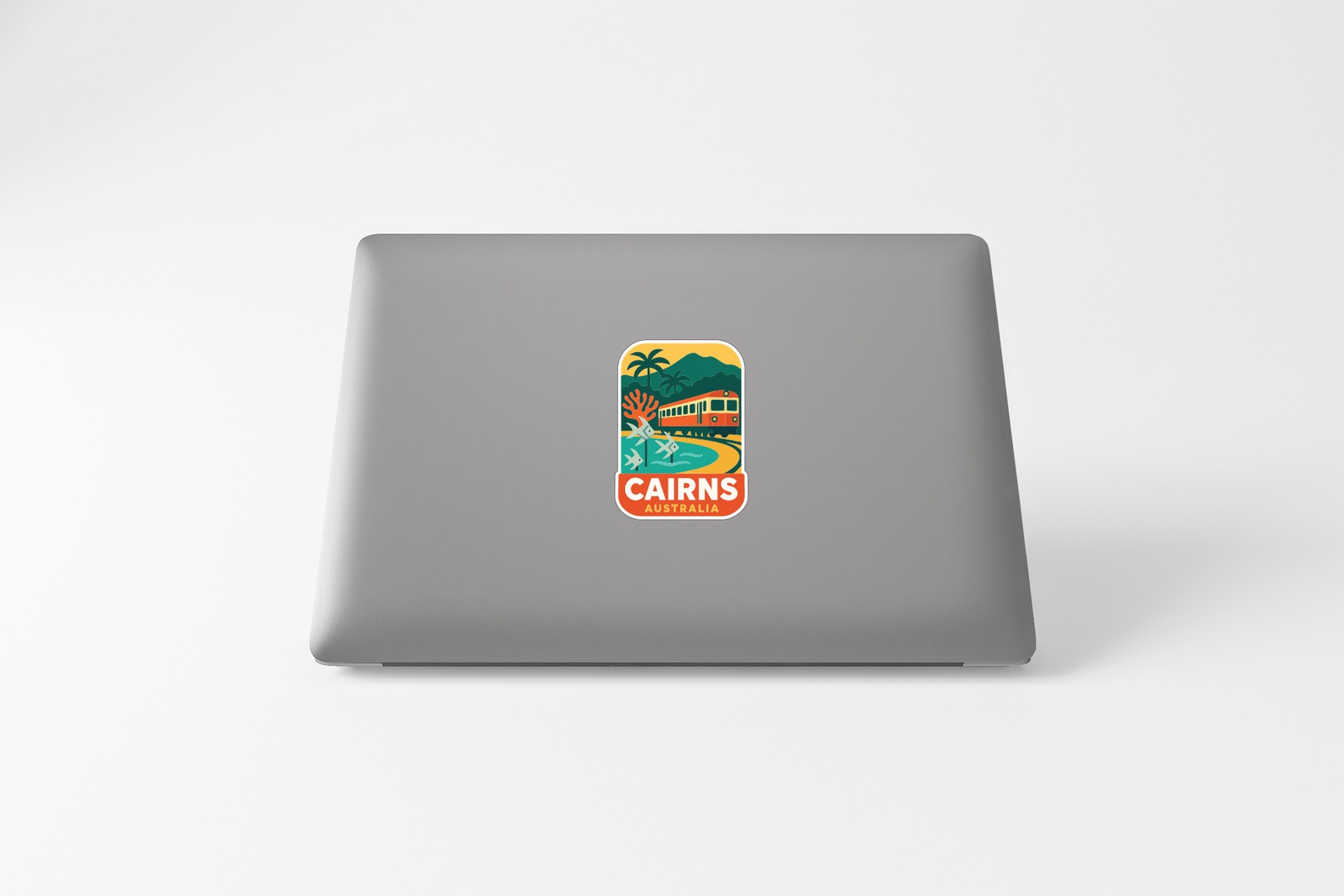Cairns Australia Sticker Decal Vinyl Die-Cut City Skyline Landmark Design
