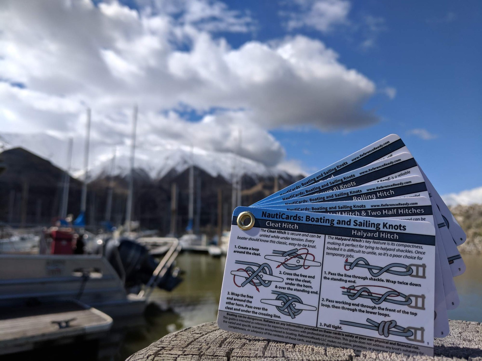 Boating and Sailing Knot Cards – Waterproof Guide to 20 Nautical Knots
