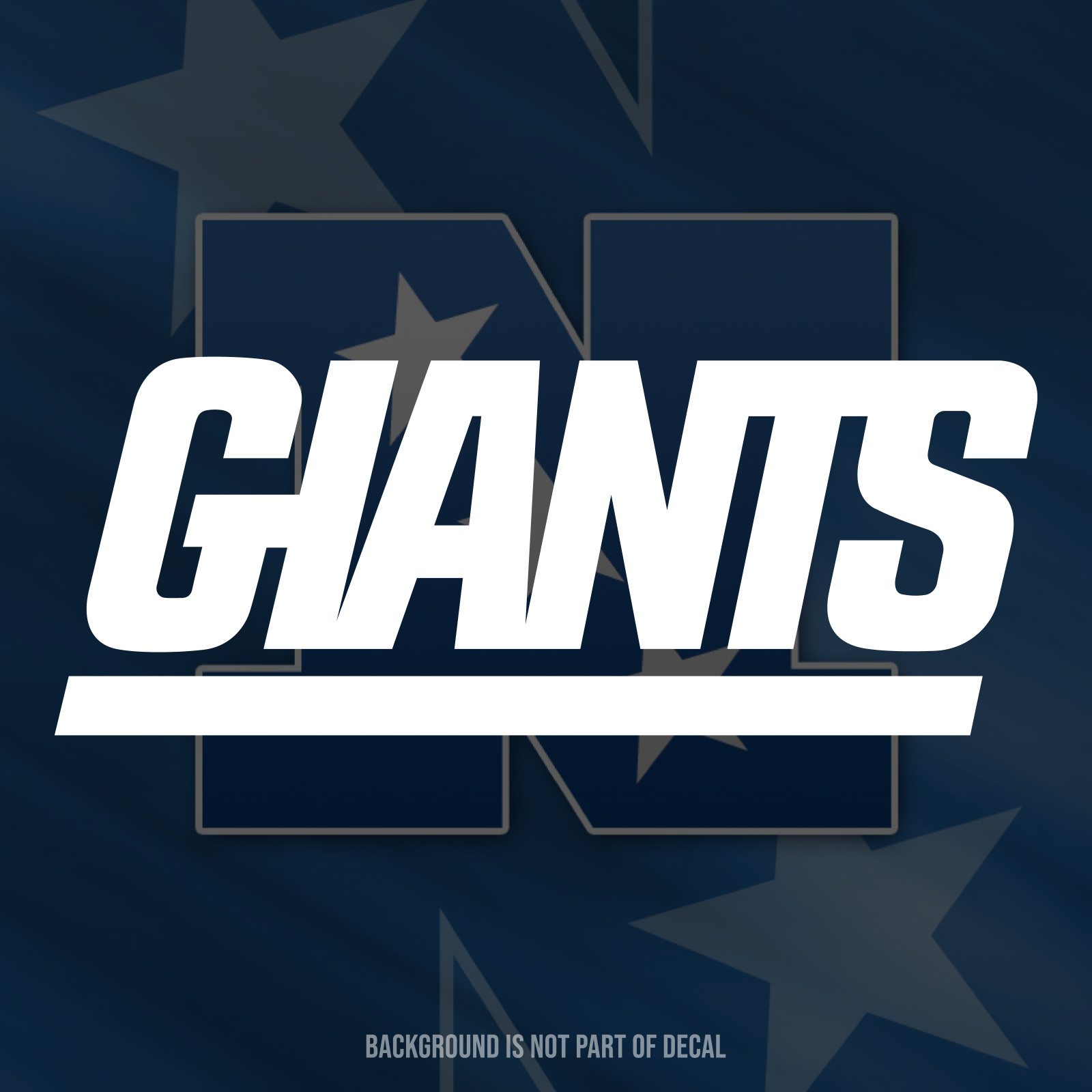 New York Giants Vinyl Decal Sticker