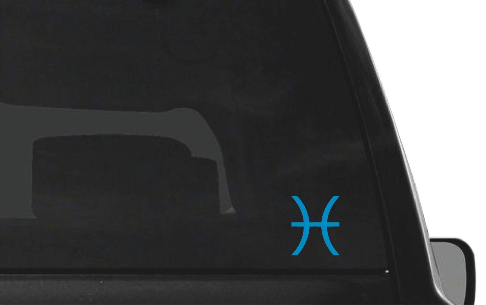 Pisces Zodiac symbol Vinyl Decal Car Window Laptop Zodiac Sticker