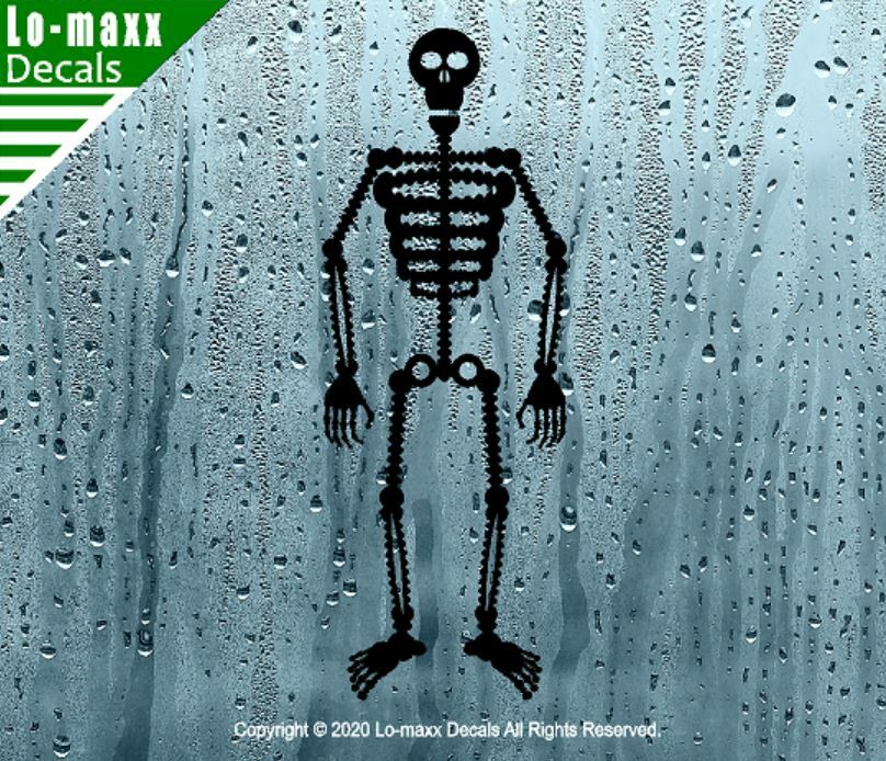 Cool Skeleton Art Original Graphic Design High Quality Die Cut Vinyl Decal