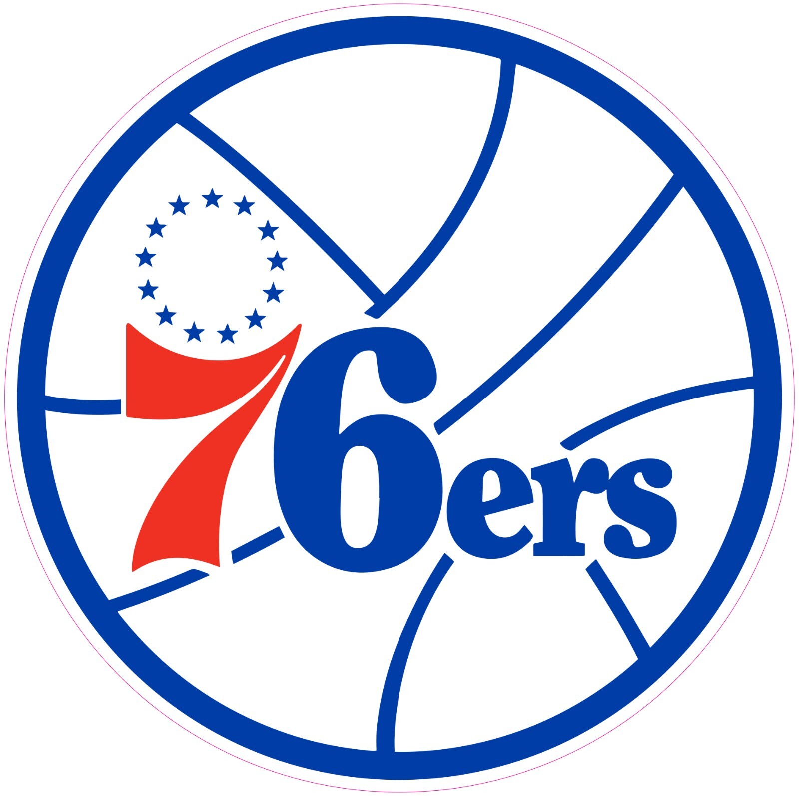 Philadelphia 76ers Basketball Vinyl Decal Sticker Car Truck Bumper Tumbler Mug