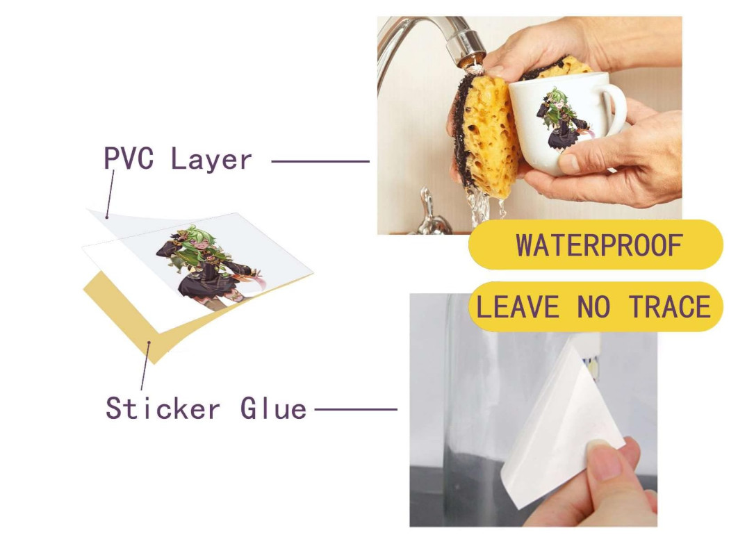 Genshin Impact Sticker Nod-Krai‌ with Wrapping Envelope 50 Pack