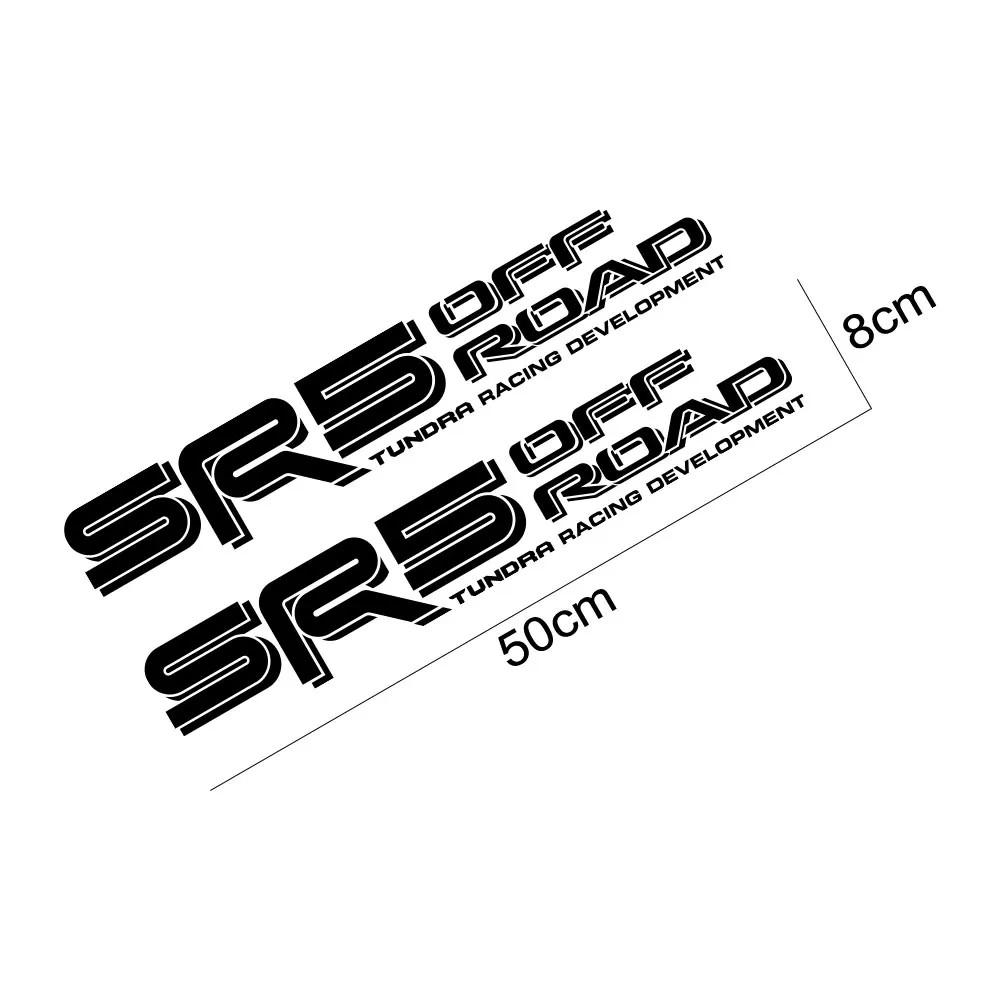 Aftermarket Trunk Side 4×4 Off-Road Decal for Toyota Tundra TRD / SR / SR5 | Pi