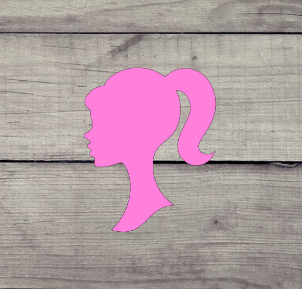 Barbie Head Decal – It's a Barbie World – Vinyl Decal – Cars, Laptops, Stanley