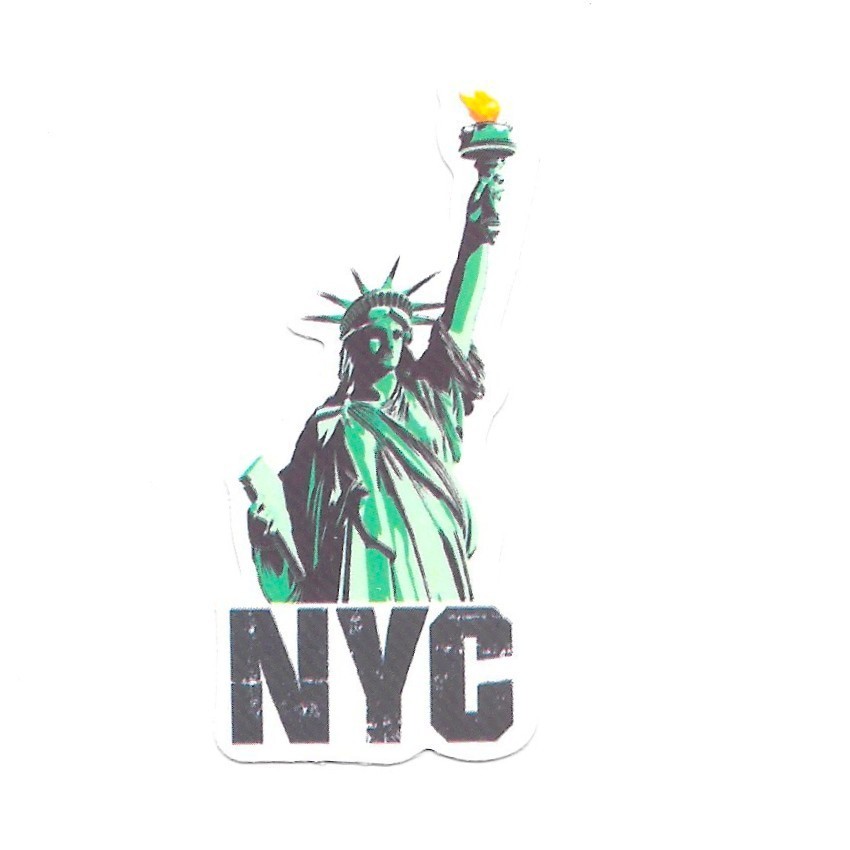 Statue Of Liberty Vinyl Sticker NYC New York City Travel Souvenir Journal Art