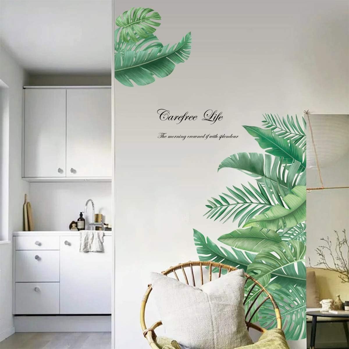 Transformative Green Leaves Wall Decor – Perfect for Indoor and Outdoor Spaces