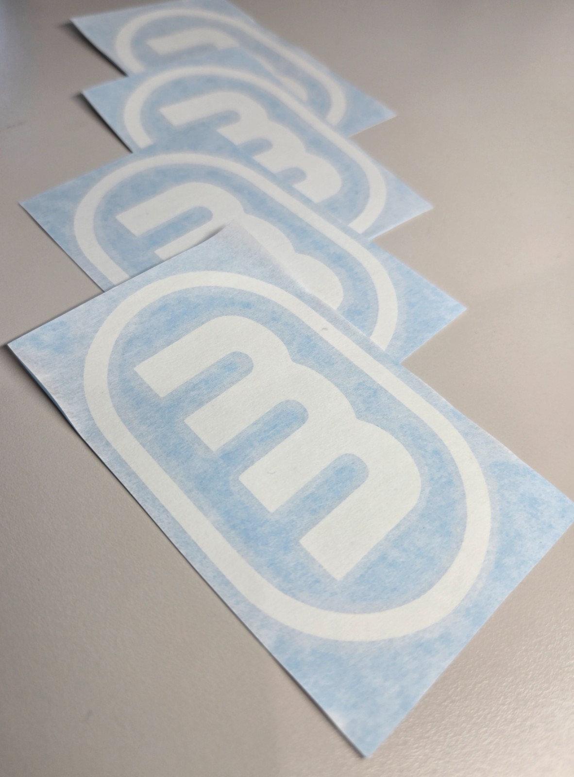 MAMMOTH WHITE VINYL DECAL