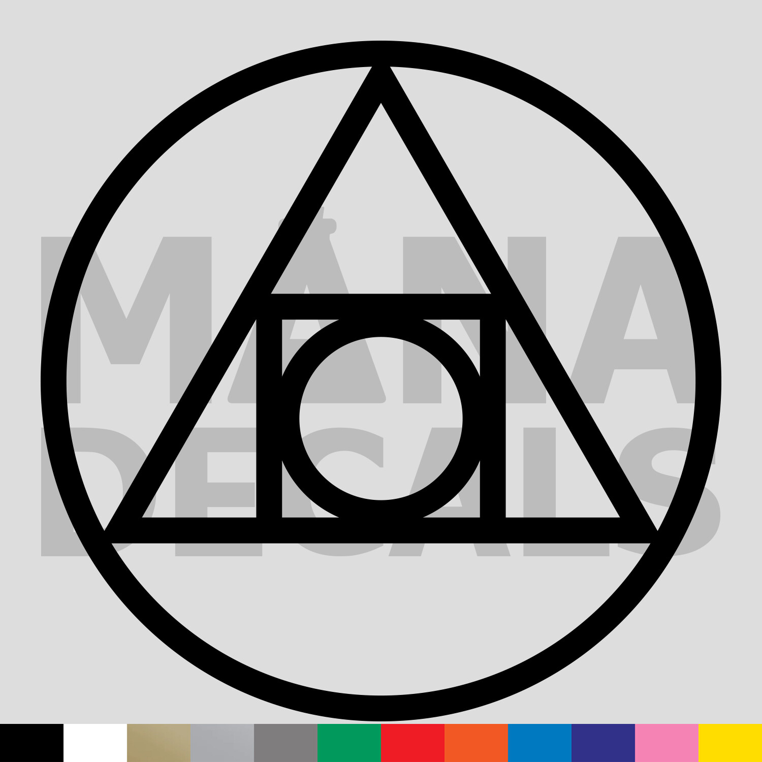 Philosopher's Stone Vinyl Die Cut Decal Sticker – Alchemy Elixir of Life