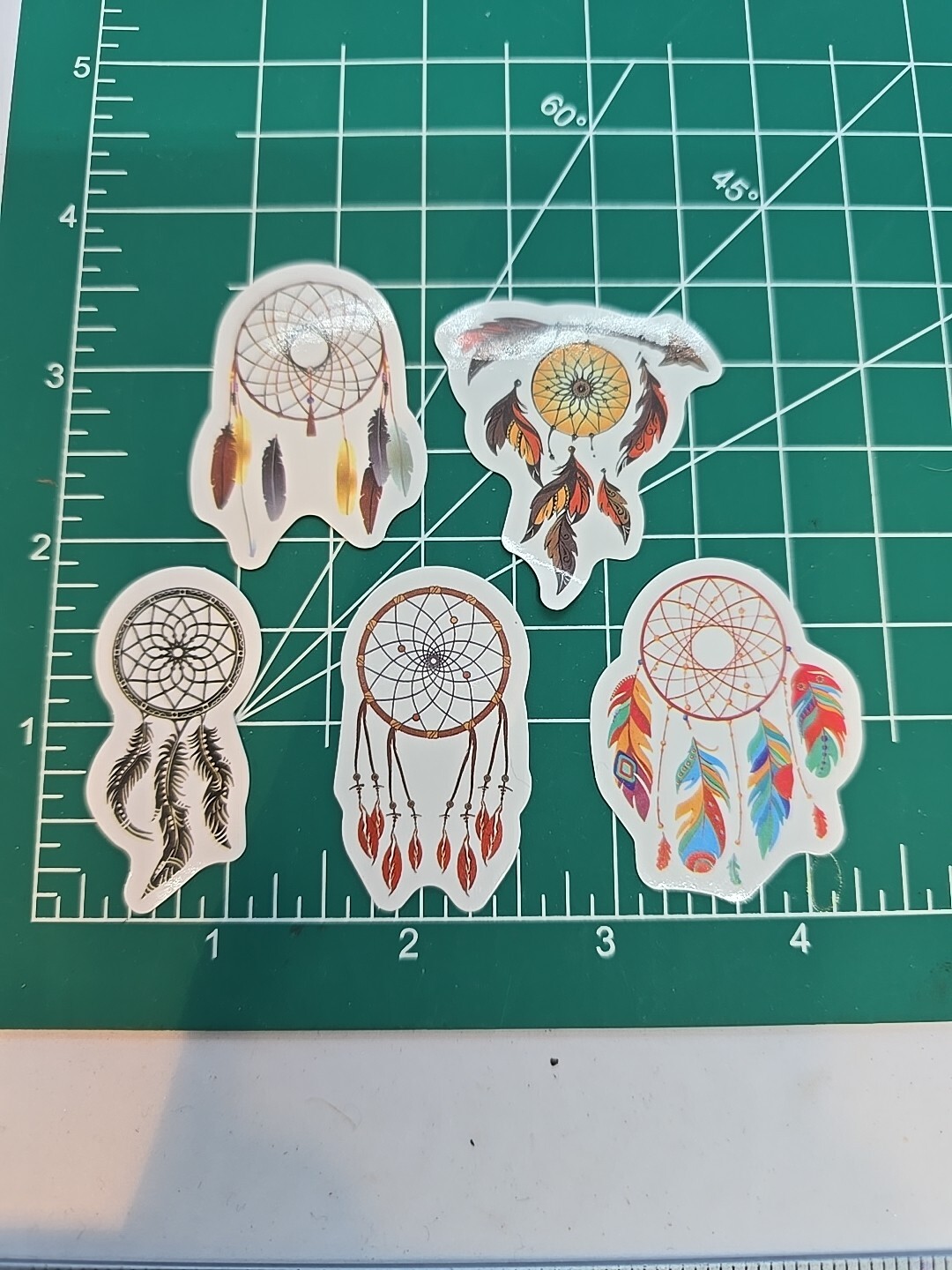 5 Dream Catcher Vinyl Decal Stickers Waterproof. Vibrant Colors. Cool. Lot #3