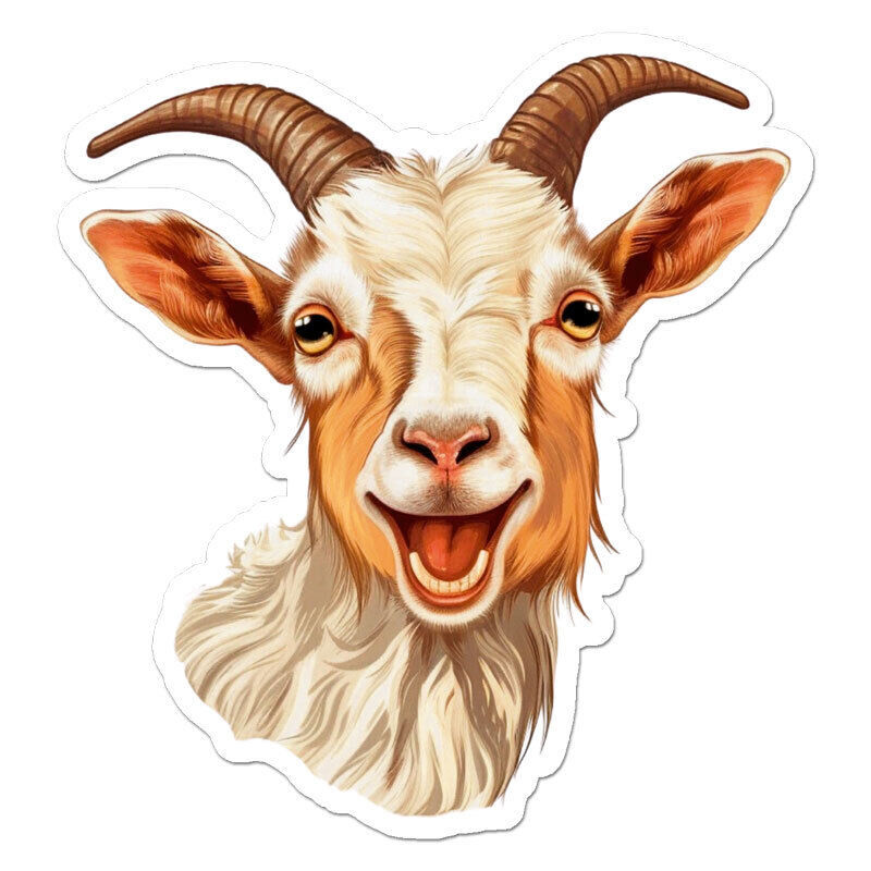Funny Goat Sticker Decal