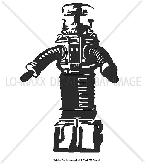 Lost In Space B-9 Robot Television Sci-Fi Series TV Character Cool Vinyl Sticker